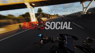 Riding to MOTOSOCIAL Auckland  MT09 SP  XSR 700  Street Triple RS [upl. by Fish105]