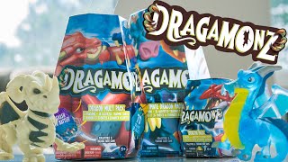 Dragamonz Mystery Surprise Egg Collectible Trading Card Game Multipack [upl. by Meece946]