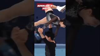 Ice skating best performance moments at all👏❣️ music song lovesong viralvideo fypシ゚viral [upl. by Leonsis]