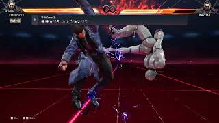 Tekken 8  Kazuya Mishima Full Move List Launch Version [upl. by Ohare]