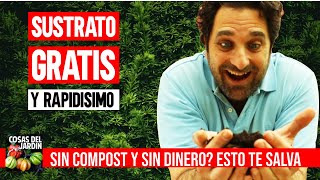 Como hacer Sustrato para macetas GRATIS NO TENES COMPOST No hay problema [upl. by Hceicjow]