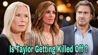 Is Taylor Really Getting Killed Off Brooke Catches Ridge amp Taylor The Bold and the Beautiful Boom [upl. by Enrahs]