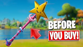 STAR WAND FORTNITE PICKAXE REVIEW [upl. by Uhej]