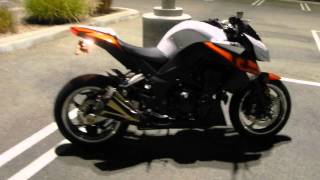 2010 Z1000 M4 exhaust Before amp After [upl. by Kylynn675]