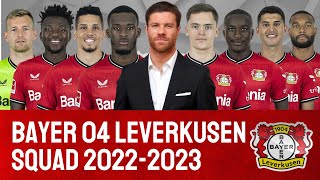 BAYER 04 LEVERKUSEN Squad Update with Xabi Alonso  BAYER 04 LEVERKUSEN 202223  Bundesliga [upl. by Ardnos]