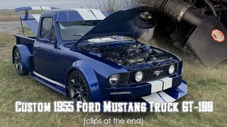 Custom 1955 Ford Mustang Truck GT100 [upl. by Aeikan905]