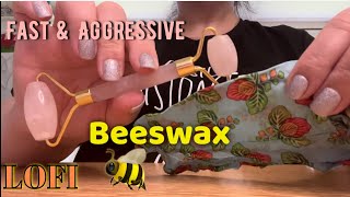 ASMR  Beeswax Wrap • Sticky • FAST amp Aggressive LOFI  NO TALKING [upl. by De Witt]