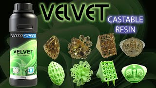 Introducing Velvet  The Best Castable Resin For 3D Printing amp Casting [upl. by Milone]