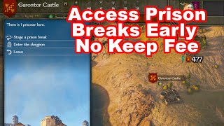 Bannerlord Prison Breaks Enter Castles Early No Town Keep Fee  Flesson19 [upl. by Massie]