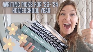 IEW UNBOXING 20232024 HOMESCHOOL YEAR WRITING CURRICULUM PICKS [upl. by Nertie]