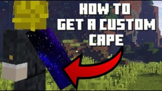 How to get a custom cape in Minecraft Bedrock [upl. by Timothee]