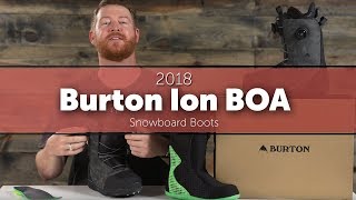 2018 Burton Ion BOA Snowboard Boots [upl. by Flann246]