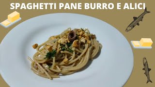 PASTA CON BURRO E ALICI  il segreto per farla cremosissima [upl. by Nylatsirhc]