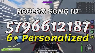 6 Personalized Roblox Song IDsCodes [upl. by Lenox]