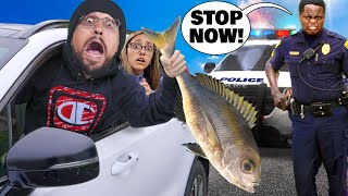 Something Funny Happened when Cops stop us FV Fams Fishing Pond Vlog [upl. by Enidanreb]