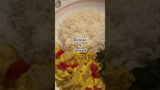 Dinner is Served Rice Ackee Callaloo [upl. by Frum]