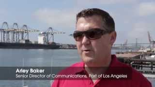 Port of Los Angeles IAPH Boat Tour [upl. by Jarin]