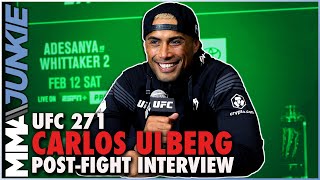 Carlos Ulberg wants Paulo Costa in wake of Israel Adesanya rift  UFC271 [upl. by Yeltnerb]