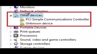 sửa lỗi pci simple communications controller  How to Install PCI Simple Communications Controller [upl. by Naehgem]