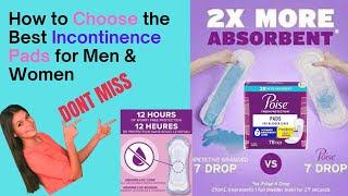 How to Choose the Best Incontinence Pads for Men amp Women [upl. by Aisac]