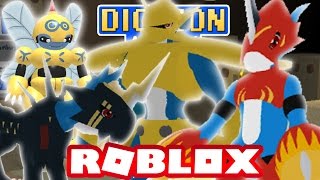 Digimon Aurity  FlamedramonMagnamonRaidramon amp HoneyBeemon Roblox Gameplay [upl. by Carthy872]