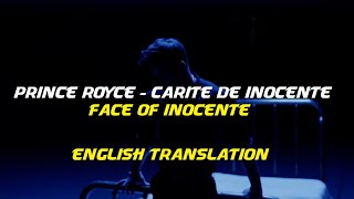 Prince Royce  Carita De Inocente Letra and Lyrics Translation in English [upl. by Anolla]