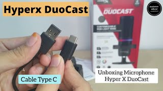 Hyper X DuoCast RGB Microphone  Unboxing [upl. by Myer]