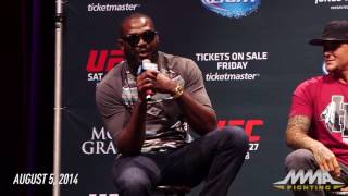 Jon Jones Predicted KO Over Daniel Cormier 3 Years Before UFC 214  MMA Fighting [upl. by Ahsinej]