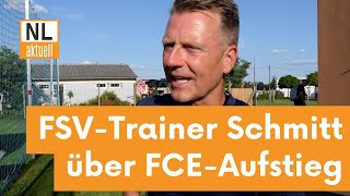 FC Energie Cottbus  FSV ZwickauTrainer Rico Schmitt zum Spiel und Aufstieg des FCE [upl. by Aimik602]