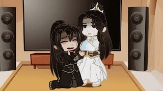 Mo Rans reaction to tik tok 1 ErhaHusky and his white cat shizun2ha react✨ [upl. by Micheil]