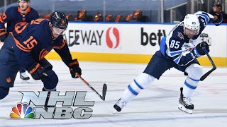 NHL Stanley Cup 2021 First Round Jets vs Oilers  Game 2 EXTENDED HIGHLIGHTS  NBC Sports [upl. by Llain874]