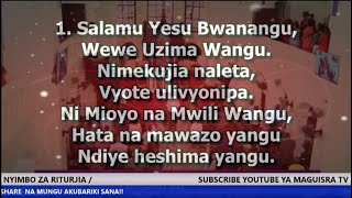 SALAMU YESU BWANANGU SONG KKKT AZANIA FRONT [upl. by Nylteak]