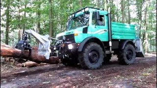 Vorführung  Unimog im Forsteinsatz [upl. by Stockton]