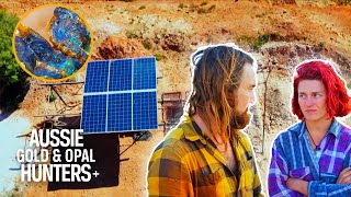 The Digi Diggers Build A 4000 Solar Opal Mining Plant  Outback Opal Hunters [upl. by Mok]