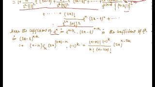 Generating Function for Legendres Polynomials [upl. by Aniakudo]