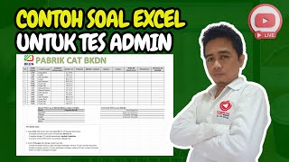 Latihan Soal Excel yang Sering Keluar di Tes Masuk Kerja dan Tes Admin [upl. by Ilram114]