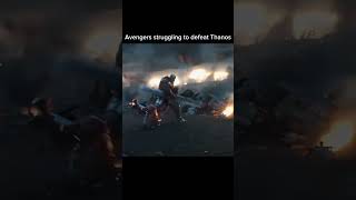 Avengers struggling to defeat Thanos shorts shortsfeed [upl. by Misak]