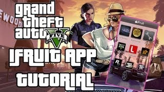 Grand Theft Auto V iFruit App Tutorial [upl. by Hambley237]