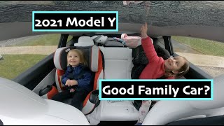 2021 Model Y A Good Family Car [upl. by Ibby121]