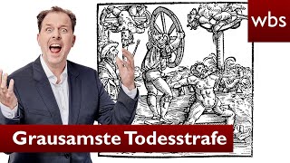 Grausame Todesstrafe Die brutalste Folter aller Zeiten  Anwalt Christian Solmecke [upl. by Onaivatco572]