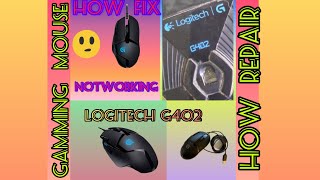 logitech g402 gaming mouse notworking  fix logitech G402 Problem freezed working logitech G402 [upl. by Aierdna]