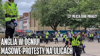 MUZUŁMANIE ATAKUJĄ POLICJĘ Zamieszki po zabójstwie trojga dzieci polacywuk [upl. by Leamaj]