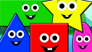 Shapes Song  Nursery Rhyme  Children Song  Video for Children amp Babies [upl. by Aenehs]