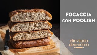 Focaccia italiana con poolish [upl. by Jeffry]