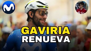 FERNANDO GAVIRIA RENUEVA HASTA 2025 CON EL MOVISTAR TEAM [upl. by Aiseneg487]