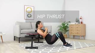 HIP THRUST with glute band  Corength [upl. by Mizuki273]