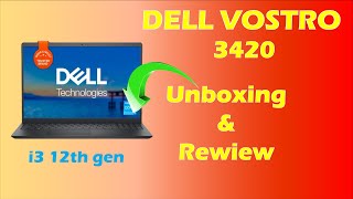 Dell 14 laptop i3 12th generation Unboxing and Review  14 Intel i3 12th Gen 8GB 512GB SSD [upl. by Gnemgnok]