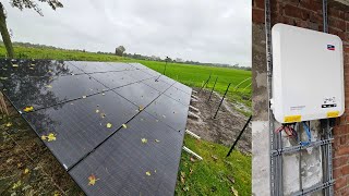 Off Grid met SMA Hybride omvormer en 32 zonnepanelen en automatische schakeling voor backup details [upl. by Noj]