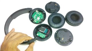 JBL T450BT Bluetooth Headphone 🎧  Disassembly [upl. by Hasila]