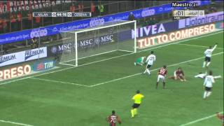 Ibrahimovic Skills vs Cesena  23012011 [upl. by Ninerb]